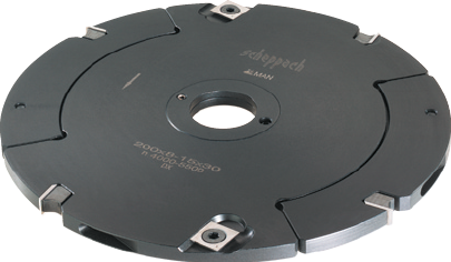 Scheppach Fraise à Feuillurer Extensible à Plaquettes Carbure Interchangeables