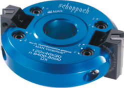 Scheppach Porte-outils à Tête Inclinable Et Plaquettes Carbure Interchangeables