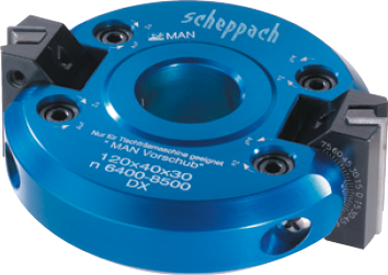 Scheppach Porte-outils à Tête Inclinable Et Plaquettes Carbure Interchangeables