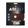 ATI Abrasifs Techniques Industri ATI - Disque Fibre Ø180mm Pour Le Bois Et Métal En Grain De 36, 80 Et 120