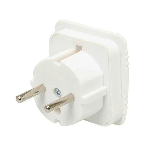 SILVERLINE - Adaptateur Prise électrique UK - UE - 230 V – Image 2