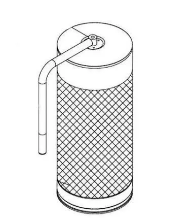JET - JCDC3-63 - Cartouche Filtre Diamètre 370 Mm Pour Collecteur Cyclonique De Poussières JET JCDC 30