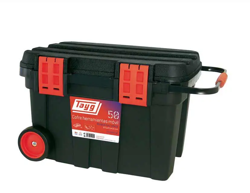 TAYG - Coffre De Chantier Roulant XL (775 X 472 X 493 Mm) – Image 2