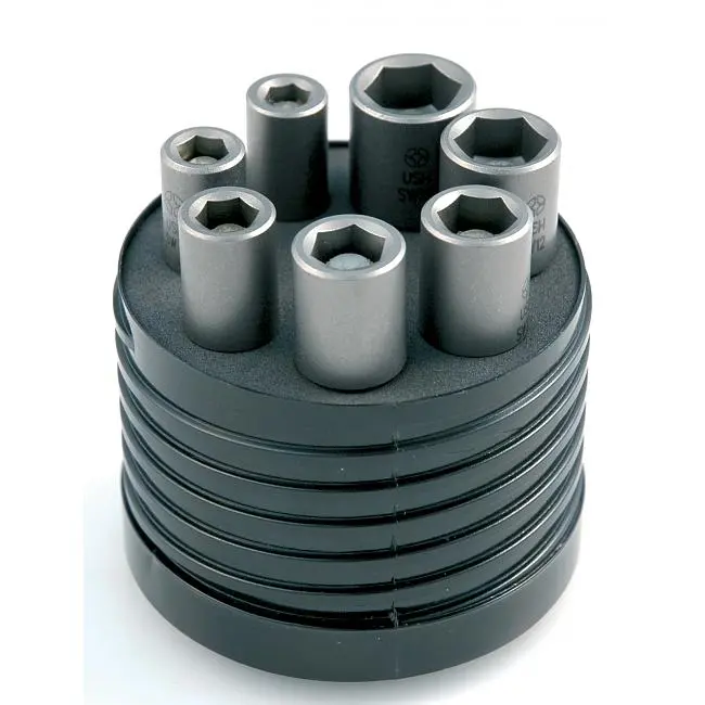 LEMAN - 7 Douilles Magnétiques 6 Pans 50mm