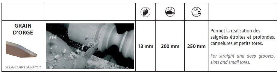 LEMAN - Coffret De 5 Outils De Tournage En Acier HSS – Image 6