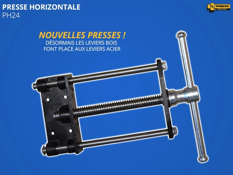 ETABLIS FRANCOIS - EBPRO Établi Bricoleur Avec 2 Presses Horizontales PH24 Et Poteaux De Serrage PM – Image 2