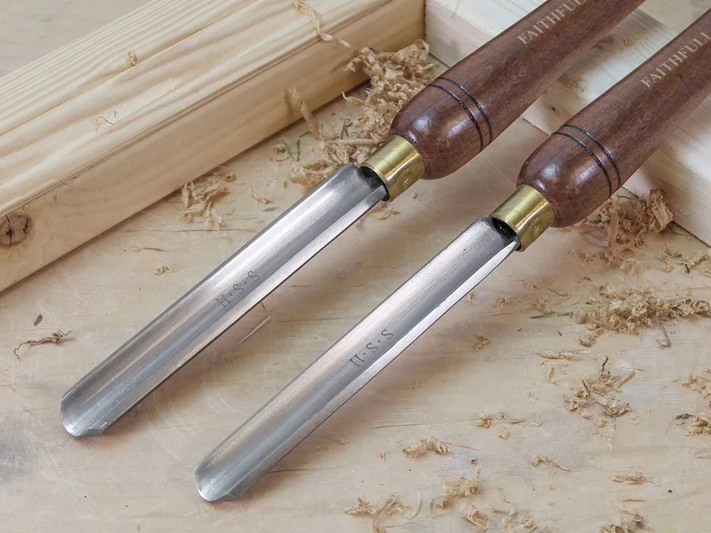 FAITHFULL - Coffret Bois De 8 Outils De Tournage HSS – Image 4