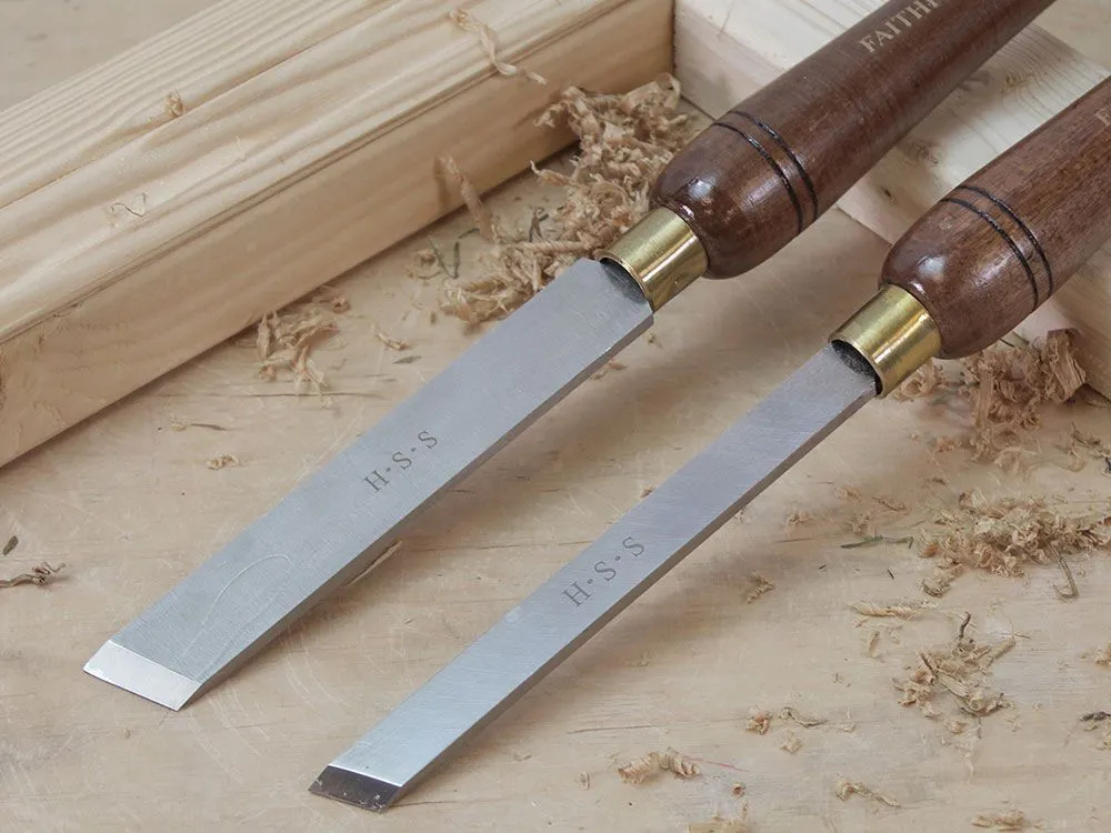 FAITHFULL - Coffret Bois De 8 Outils De Tournage HSS – Image 6