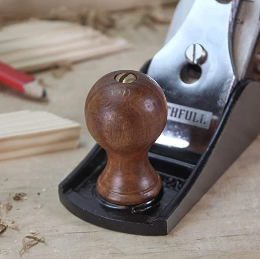 FAITHFULL - Grand Rabot à Main Professionnel En Fonte N°4, 250 X 60 Mm Largeur Fer : 50 Mm – Image 4