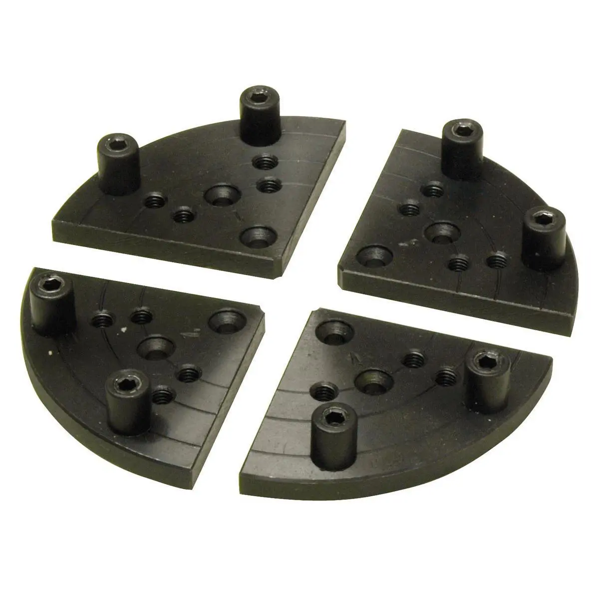 HOLZMANN - DP95PS - Plateau De Reprise 125 Mm - 4 Mors Pour Mandrin DP95