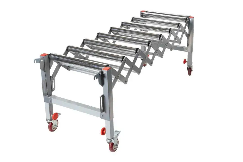 HOLZMANN - RB9A - Convoyeur à Rouleaux Extensible 500 à 1400 Mm - Largeur 500 Mm - Charge 130 Kg – Image 2