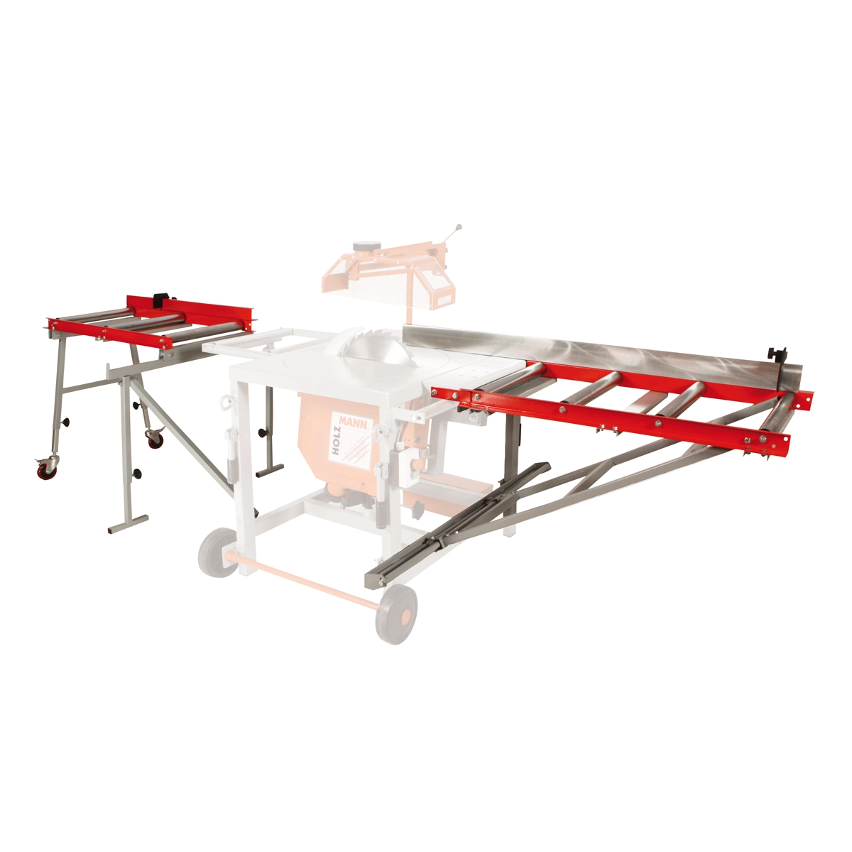HOLZMANN - TS400ZAL - Extensions De Table à Rouleaux Pour Scie De Chantier TS400