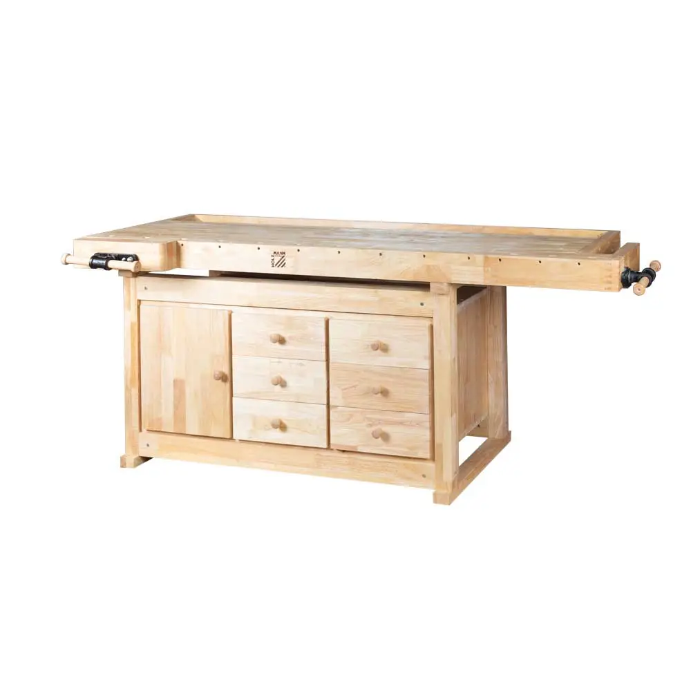 HOLZMANN - WB210C - Établi De Menuisier D'une Longueur De 2100 Mm Avec Tiroirs