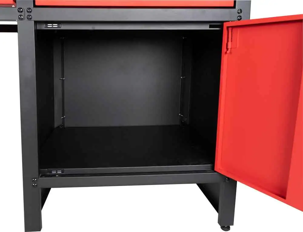 HOLZMANN - WT1700 Etabli Métallique De Travail 1700 Mm Avec Rangements 6 Tiroirs Et 1 Armoire – Image 4