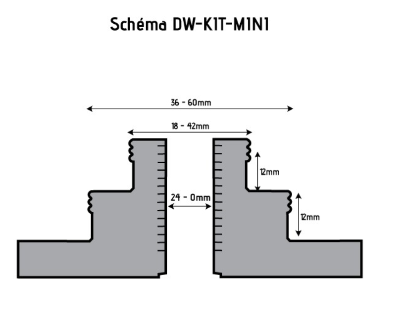 HOLZPROFI - DW-KIT-MINI Coffret Mandrin 4 Mors ø 70 Mm + Bague 1" X 8 TPI à M33 X 3,5 Mm – Image 7