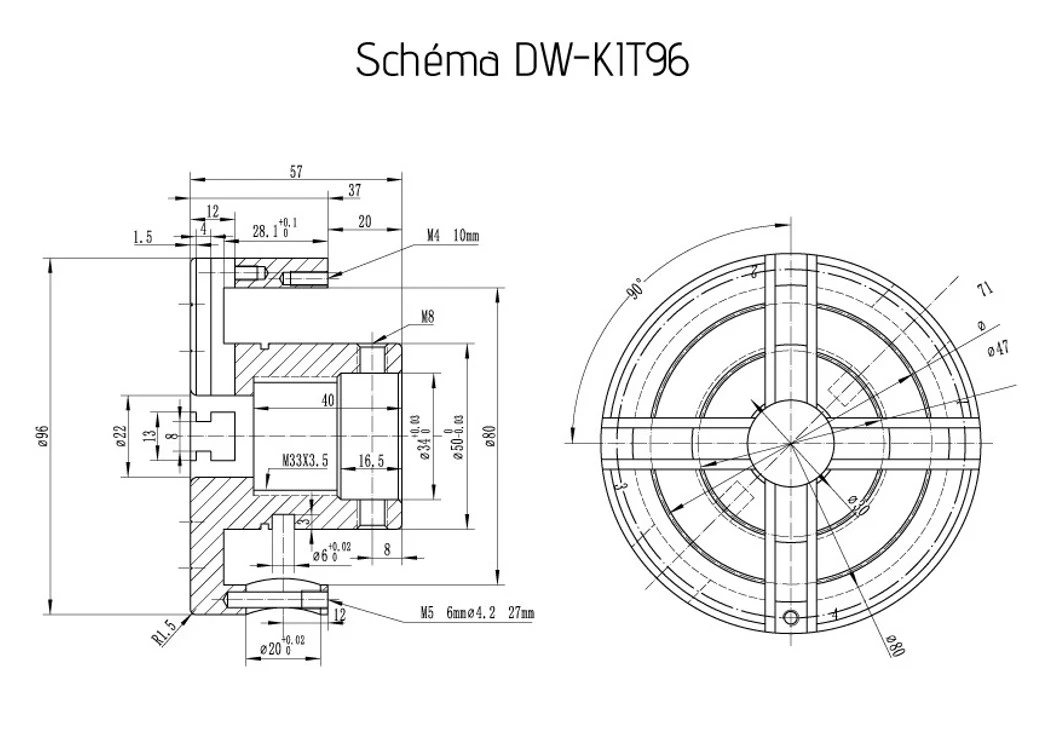 HOLZPROFI - DW-KIT96 Coffret Mandrin 4 Mors & Accessoires – Image 3