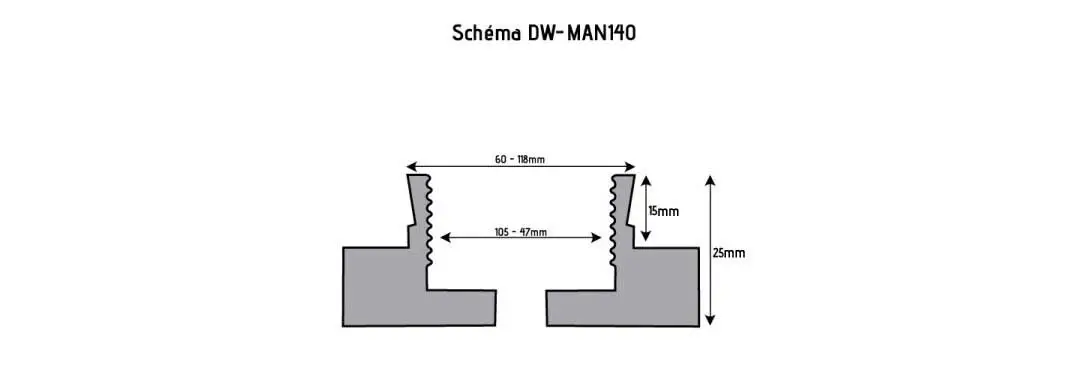 HOLZPROFI - DW-MAN140 - Mandrin 4 Mors Ø 140 Mm Avec Queue De Cochon – Image 2