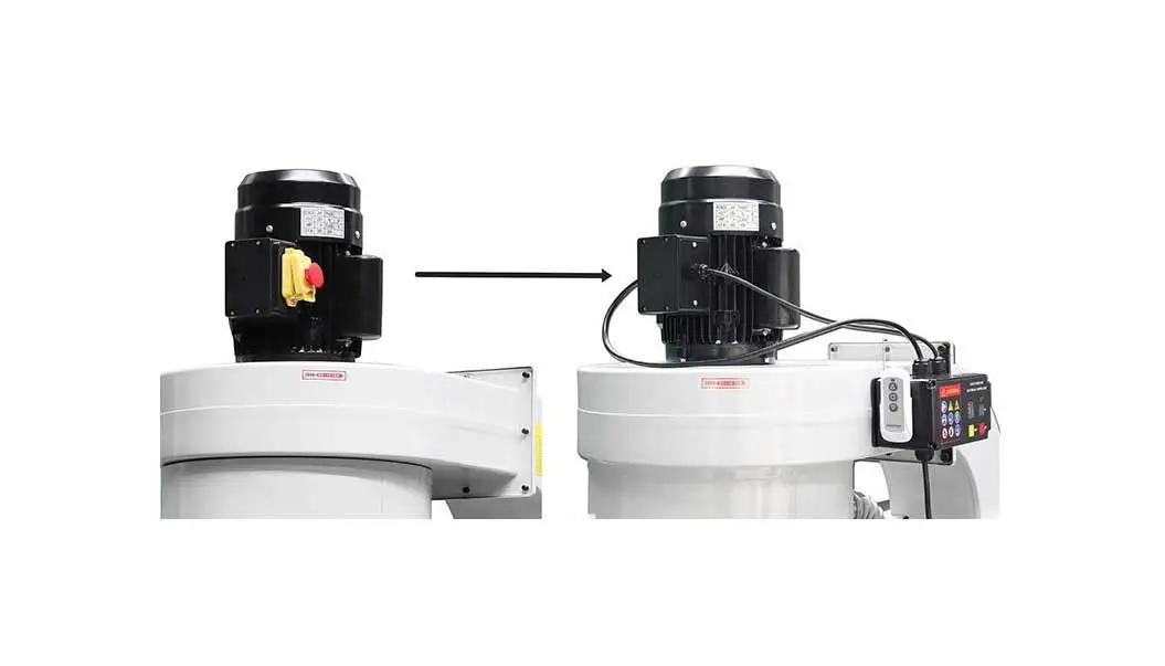 JEAN L'EBENISTE HOLZPROFI - FM-RC - Système De Démarrage Par Télécommande Pour Aspirateur à Copeaux – Image 3