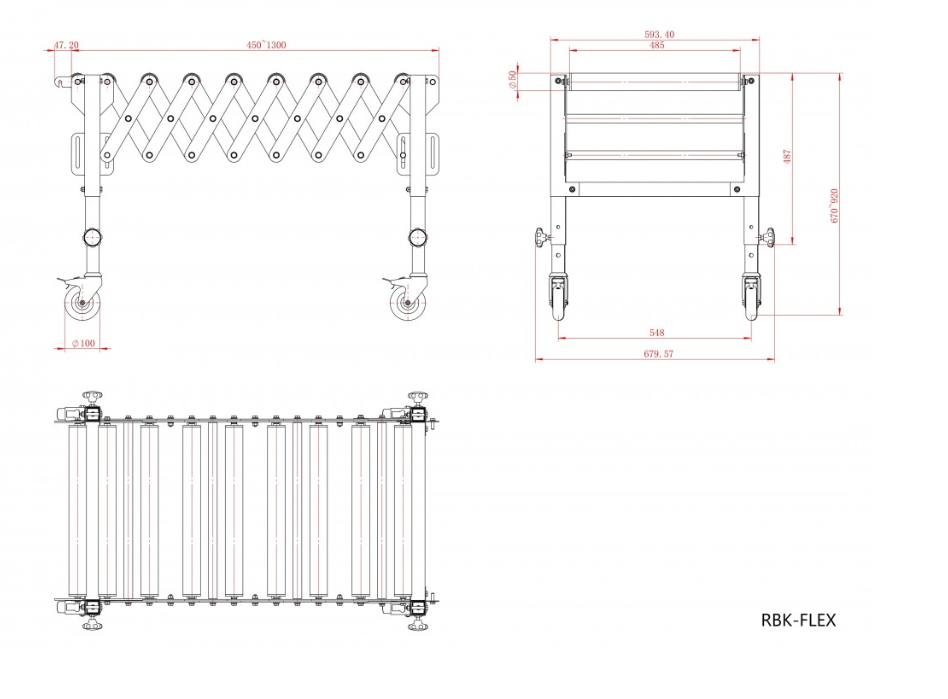 HOLZPROFI - RBK-FLEX Convoyeur à Rouleaux – Image 2