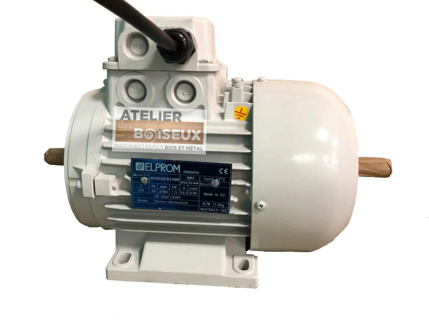 SCHEPPACH - Moteur à Deux Bouts D'arbre Pour Machines Kity D'origine - 220V / 50Hz -1500W