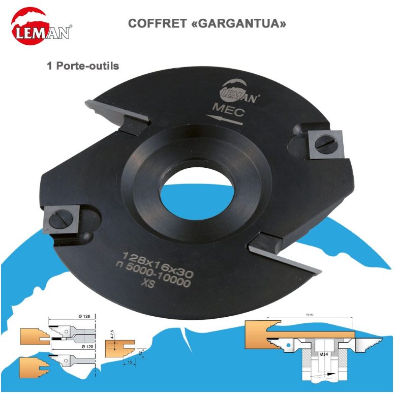 LEMAN - COFFRET 3 P.O. AL.30 ET ACCESSOIRES / PROFIL C.P. TENON / POUR COMBINE – Image 5