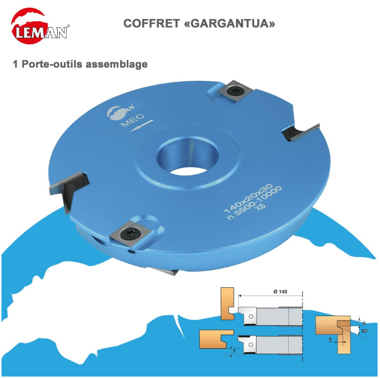 LEMAN - COFFRET 3 P.O. AL.30 ET ACCESSOIRES / PROFIL C.P. TENON / POUR COMBINE – Image 7
