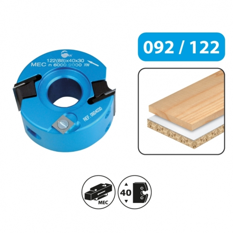 Leman - Porte-outils à Profiler Et à Feuillurer - Hauteur 40 Ou 50 - Alésage 30 Ou 50 – Image 2