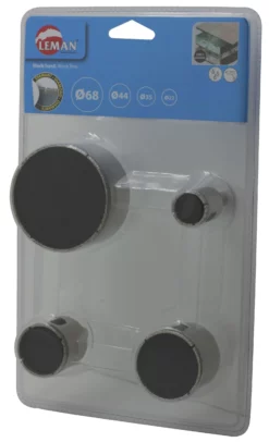 LEMAN - Lot De 4 Trépans Diamantés Grès Cérame