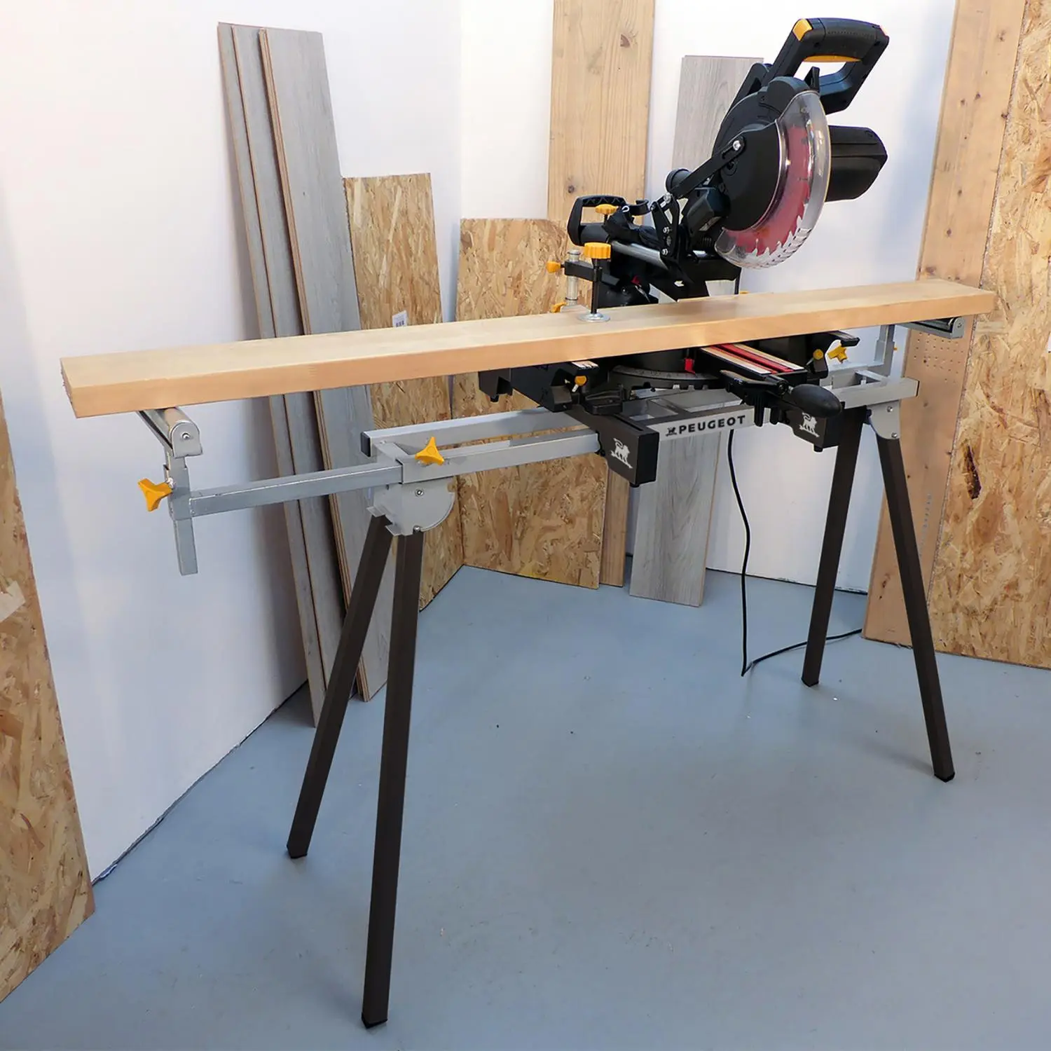 PEUGEOT - EnergyStand-189R Support De Scie Universel Hauteur 880 Mm, Largeur 1000 Mm, Système Pliant – Image 4
