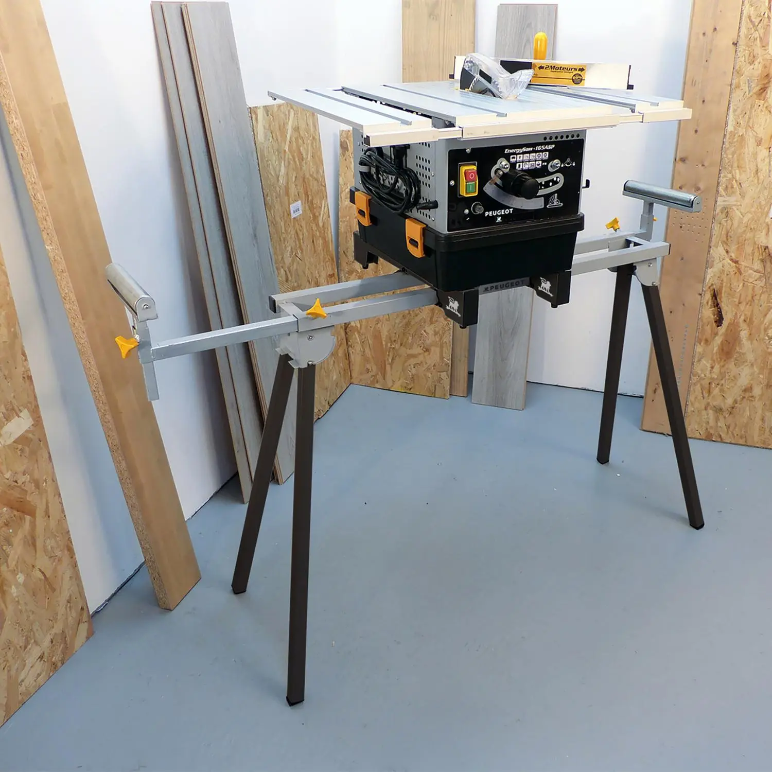 PEUGEOT - EnergyStand-189R Support De Scie Universel Hauteur 880 Mm, Largeur 1000 Mm, Système Pliant – Image 6