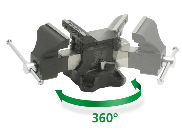 PEUGEOT - EBT125 Etau D'établi Pivotant 125 Mm – Image 2