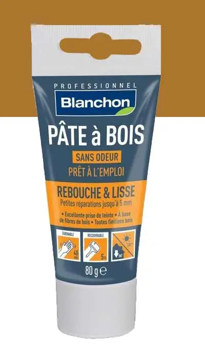 BLANCHON - Pâte à Bois - Rebouchage & Lissage - 80g - 250g - 500g - Différentes Teintes – Image 8