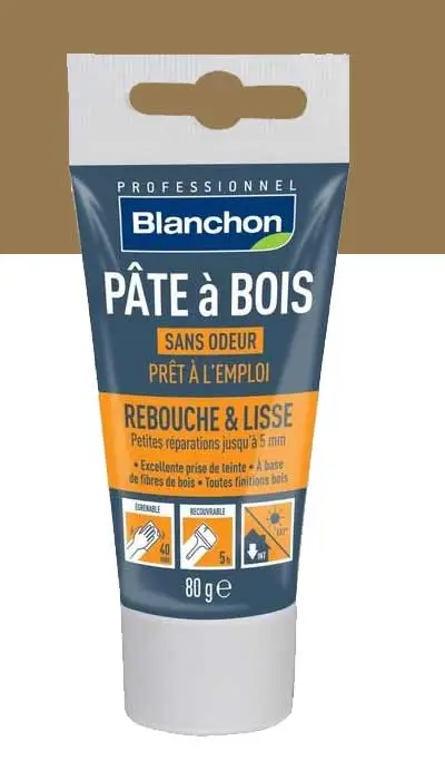 BLANCHON - Pâte à Bois - Rebouchage & Lissage - 80g - 250g - 500g - Différentes Teintes – Image 9