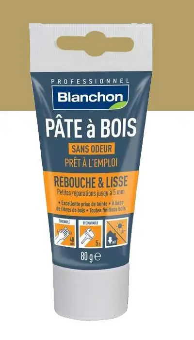 BLANCHON - Pâte à Bois - Rebouchage & Lissage - 80g - 250g - 500g - Différentes Teintes – Image 11