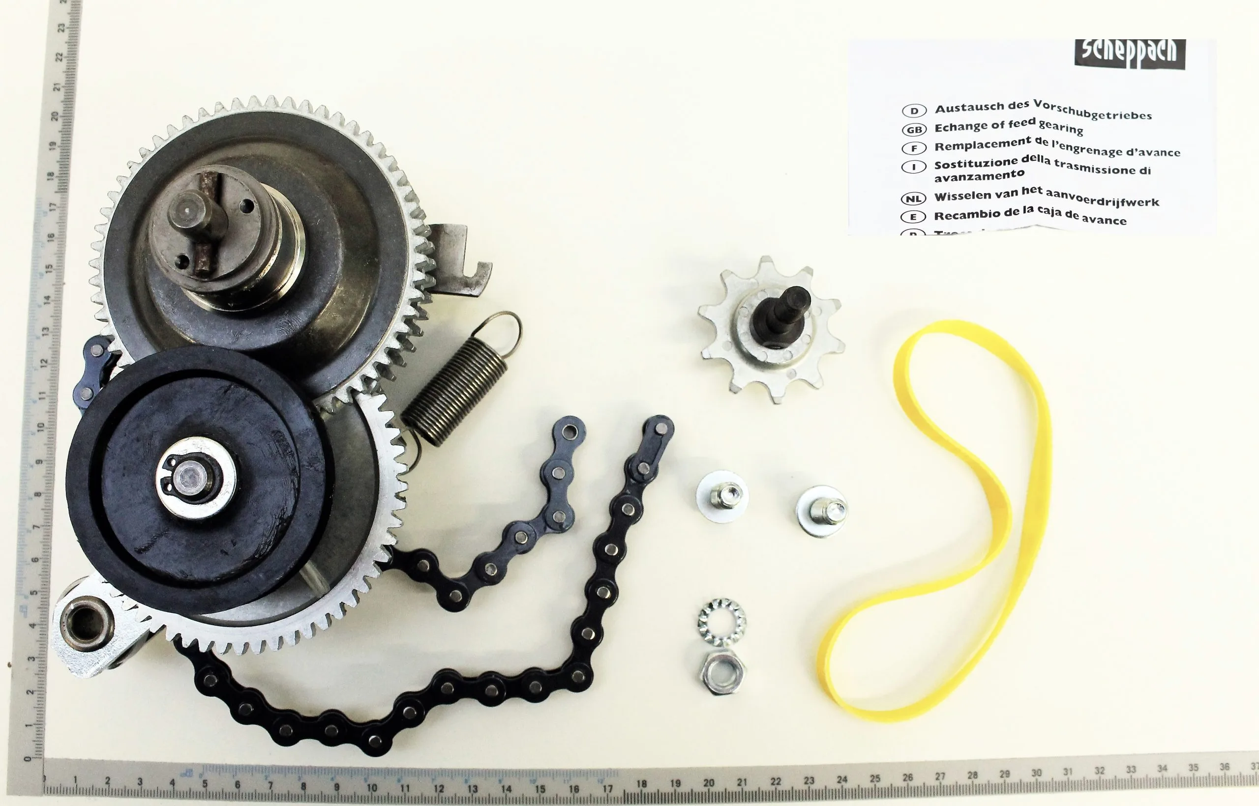 SCHEPPACH - Kit D'engrenage D'avance Pour Dégauchisseuse Raboteuse Kity, Scheppach