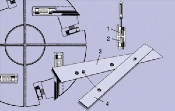 SCHEPPACH - Porte Fers Pour Réversibles (pour Plana 3.1C)