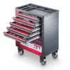 JET - TT-412 - Servante D'Atelier Mobile Avec 412 Outils - 780 X 455 X 985 Mm