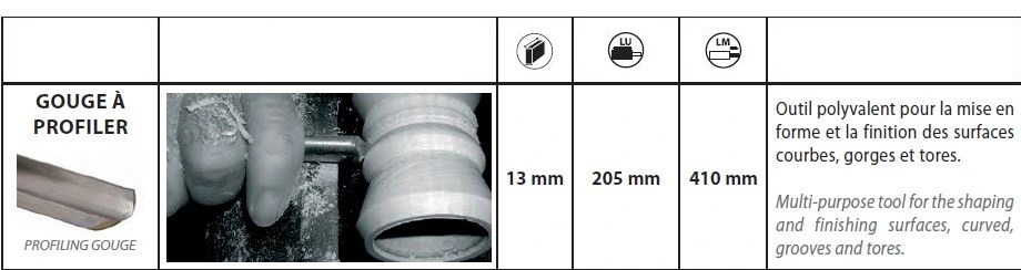 LEMAN - Coffret De 5 Outils De Tournage En Acier HSS – Image 4