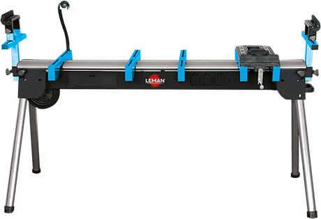 LEMAN - EST290 - Stand/ Établi Portatif Avec Prises, étau Et Lampe
