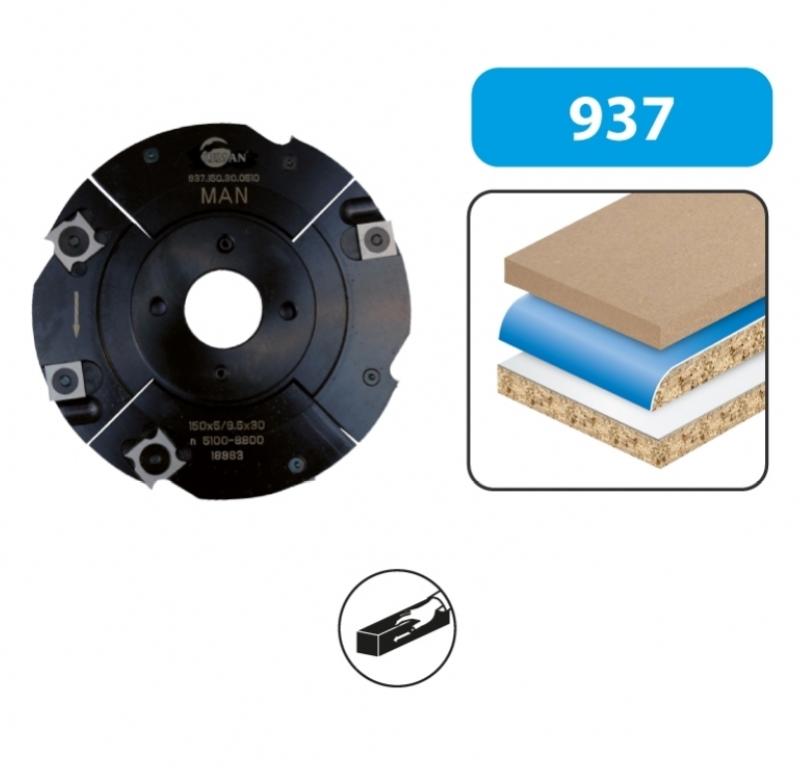 Leman - Porte-outils Extensible à Rainer - Ø 150 Mm Alésage 30 Epaisseur 5 à 9,5 Mm Z4+4 – Image 2